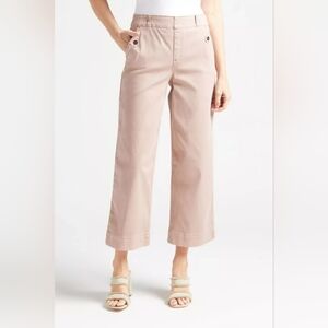 Spanx Pull On Kacki Ankle Pants Elastic Waist M